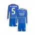 Camisola Real Madrid Jude Bellingham 5 Criança Equipamento Terceiro 2025-2026 Manga Comprida